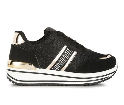 Women's London Rag Metallic Panel Platform Sneakers