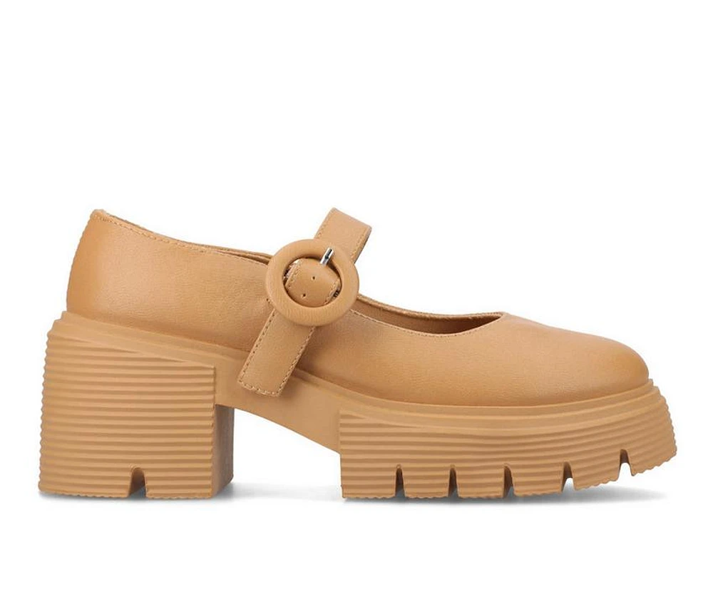 Women's Journee Collection Zarynn Chunky Mary Jane Pumps