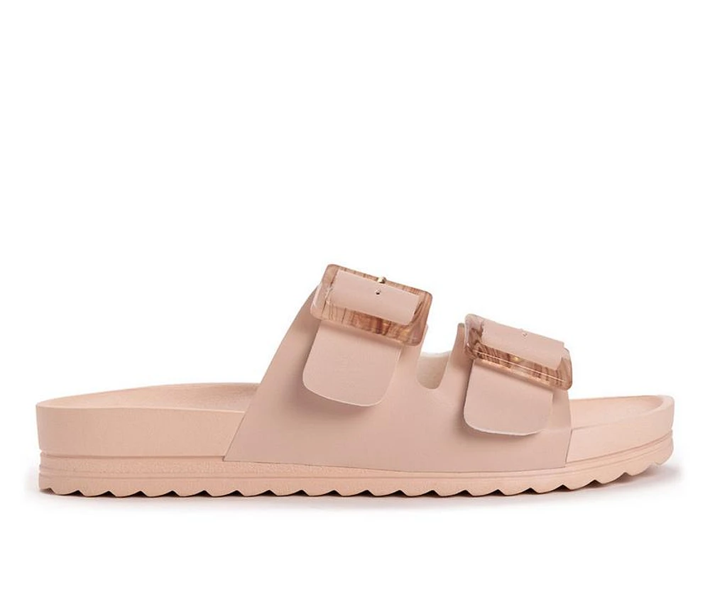 Women's MUK LUKS Grand Cayman Footbed Sandals