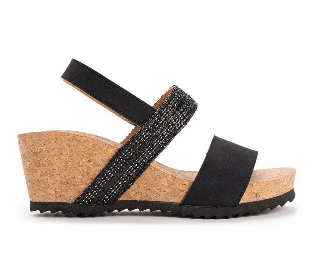 Women's MUK LUKS Wendy Wedge Sandals
