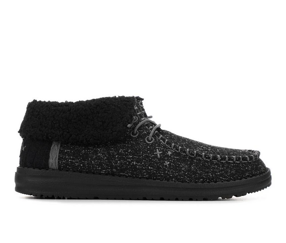 Women's HEYDUDE Wendy Fold Brush Cozy Booties