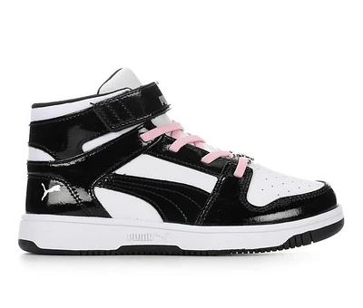 Girls' Puma Rebound Layup Shine Preschool Girls High-Top Sneakers