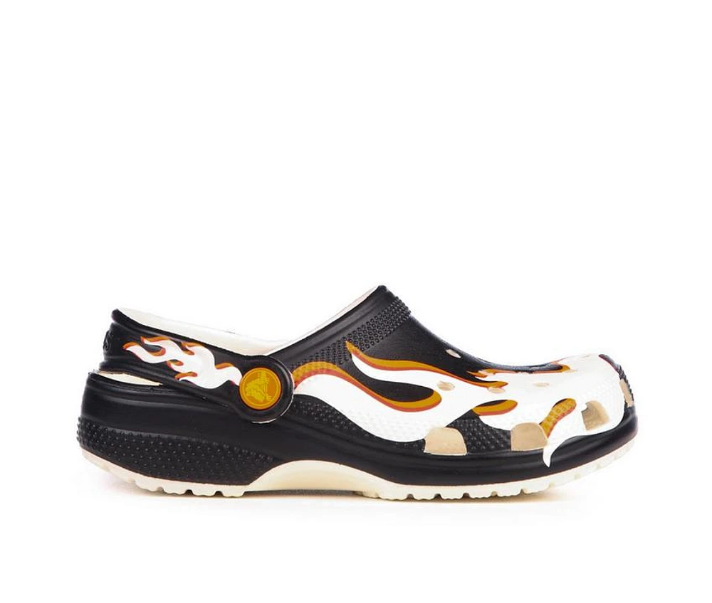 Kids' Crocs Little Kid & Big Graphic Glow Flame Clogs