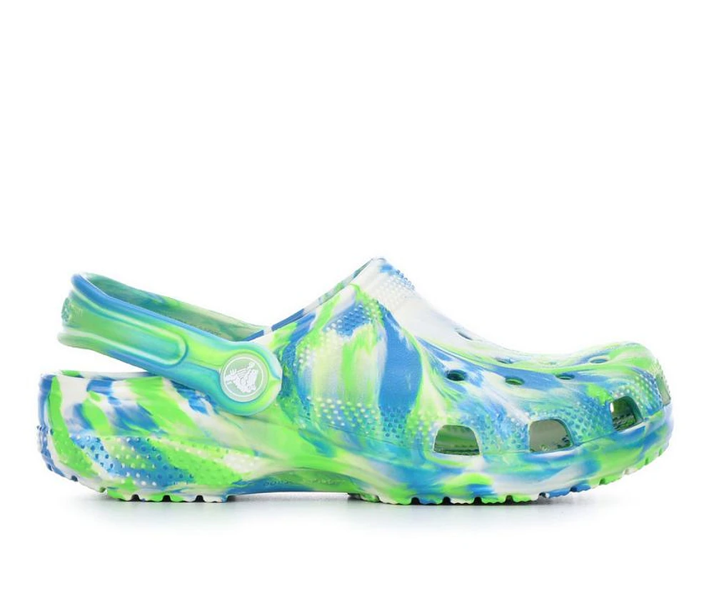 Boys' Crocs Little Kid & Big Classic Glow Marbled Clogs