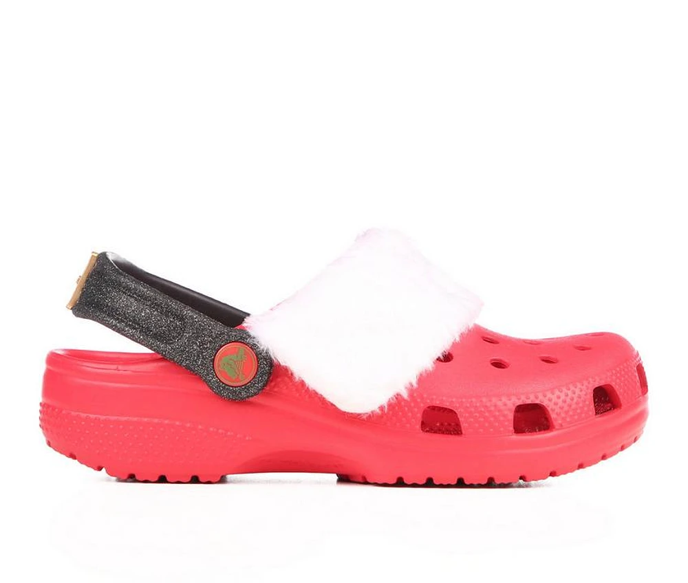 Kids' Crocs Toddler Classic Lined Santa Clogs
