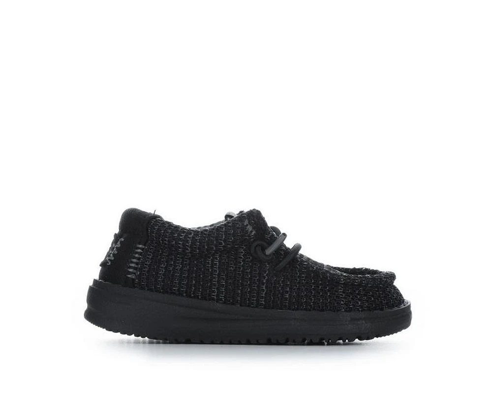 Boys' HEYDUDE Toddler Wally Stetch Sox Casual Shoes