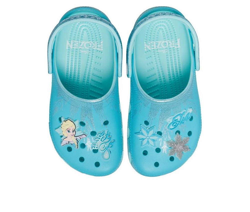Kids' Crocs Little Kid & Big Classic Frozen Elsa Clogs