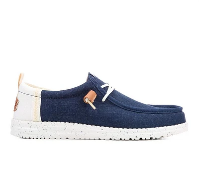 Men's HEYDUDE Wally Summer Linen Casual Shoes