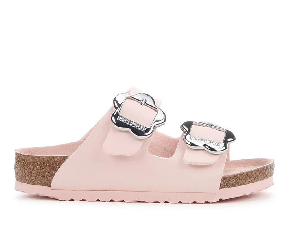 Girls' Birkenstock Little Kid Arizona Flower Buckle Footbed Sandals
