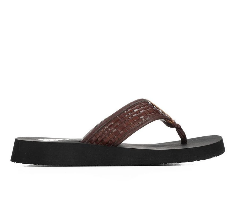 Women's Yellow Box Fiori Flip-Flops