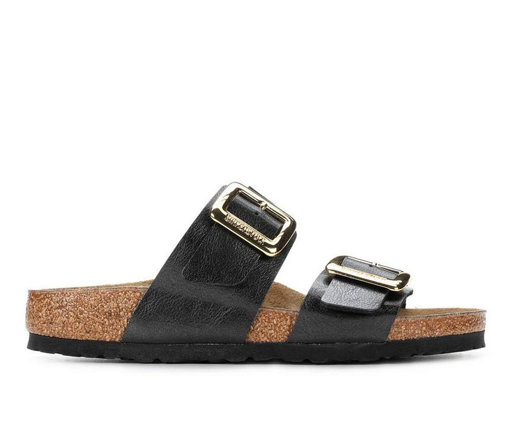 Women's Birkenstock Sydney Luxe Buckle Footbed Sandals