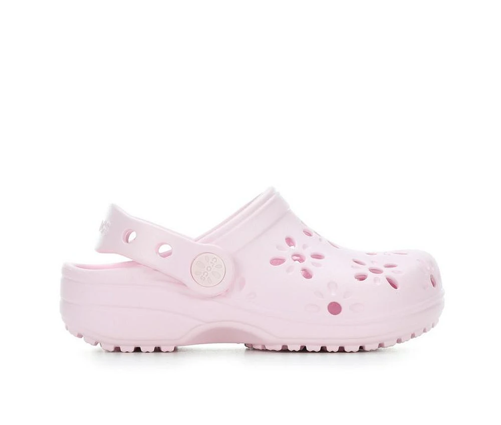 Kids' Crocs Infant & Toddler Classic Floral Cut Out Clogs