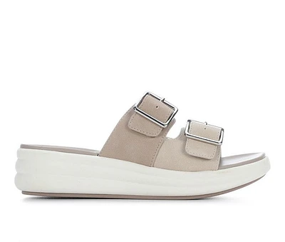 Women's Clarks Drift Buckle Wedge Sandals
