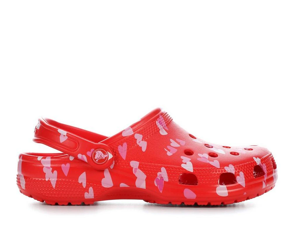 Adults' Crocs Classic Valentines Clogs