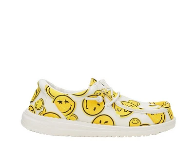Kids' HEYDUDE Little Kid & Big Wally Smiley Casual Shoes