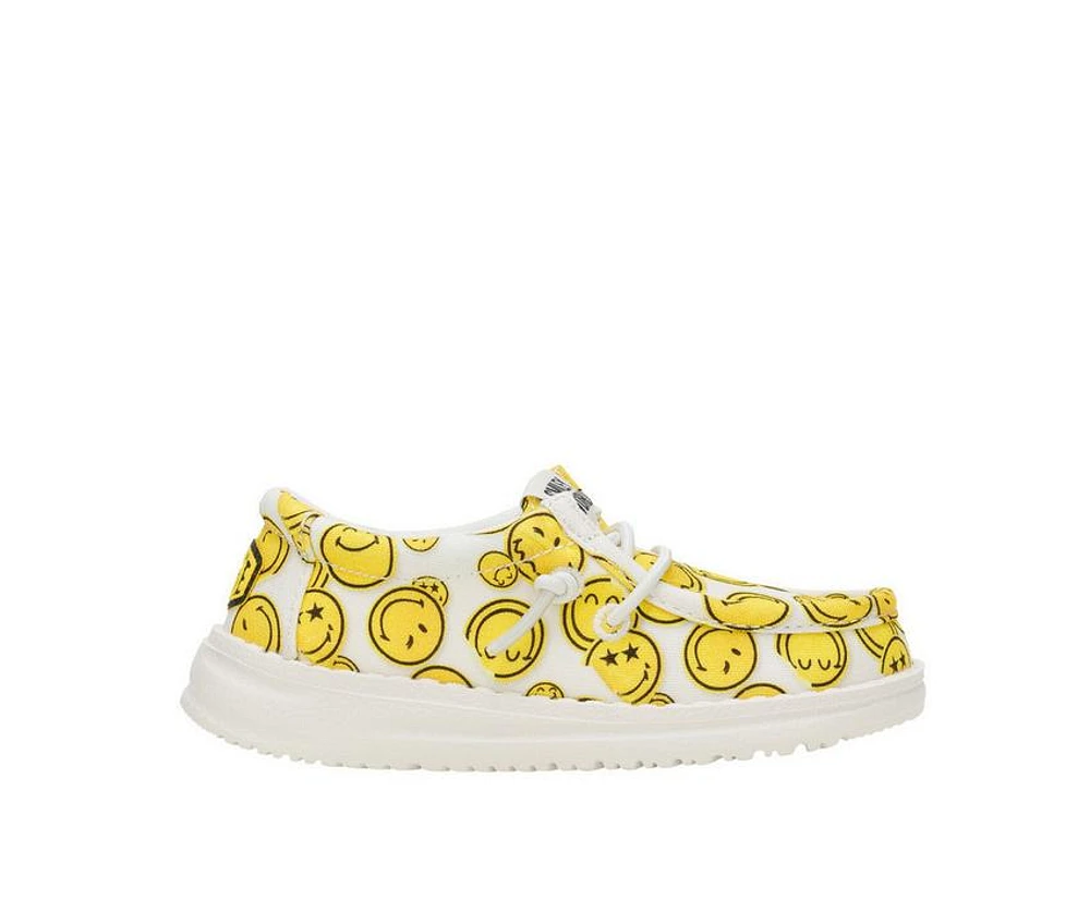 Kids' HEYDUDE Toddler Wally Smiley Casual Shoes