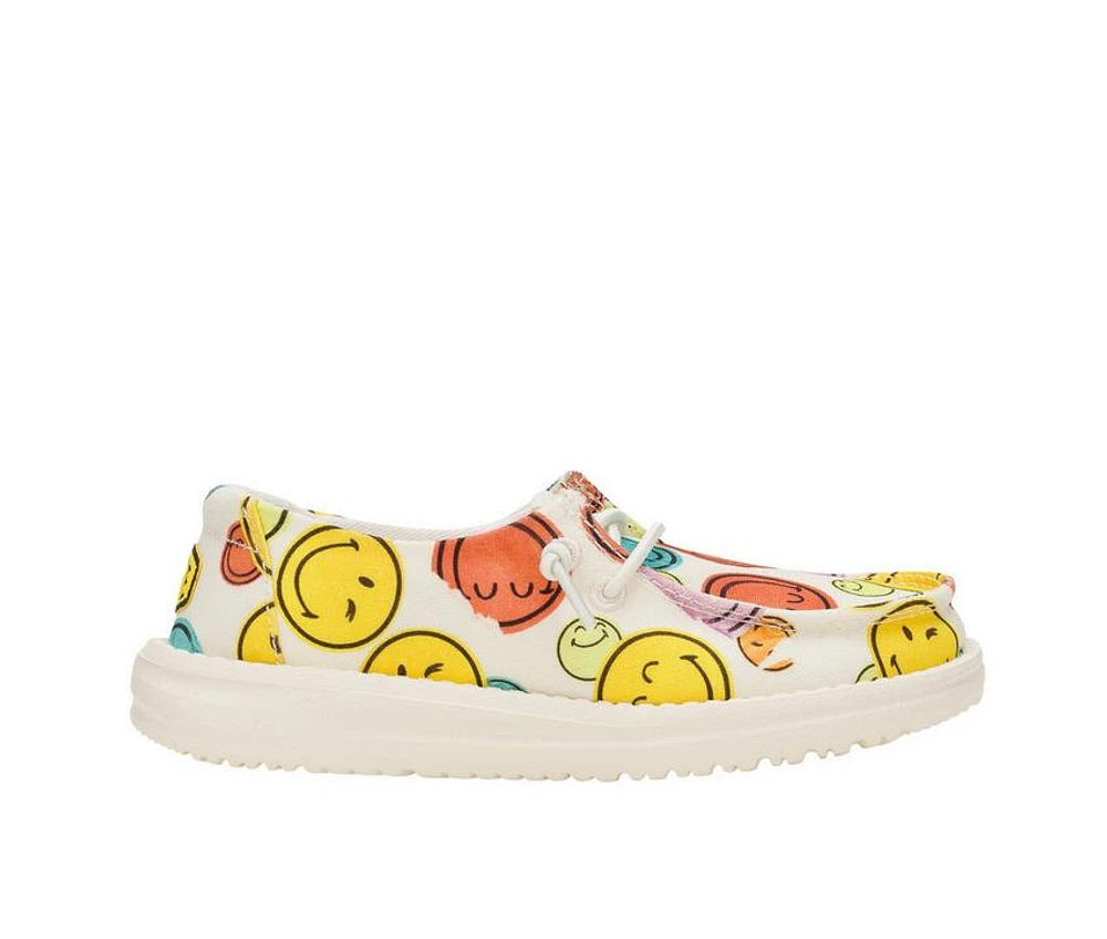 Kids' HEYDUDE Little Kid & Big Wendy Smiley Casual Shoes