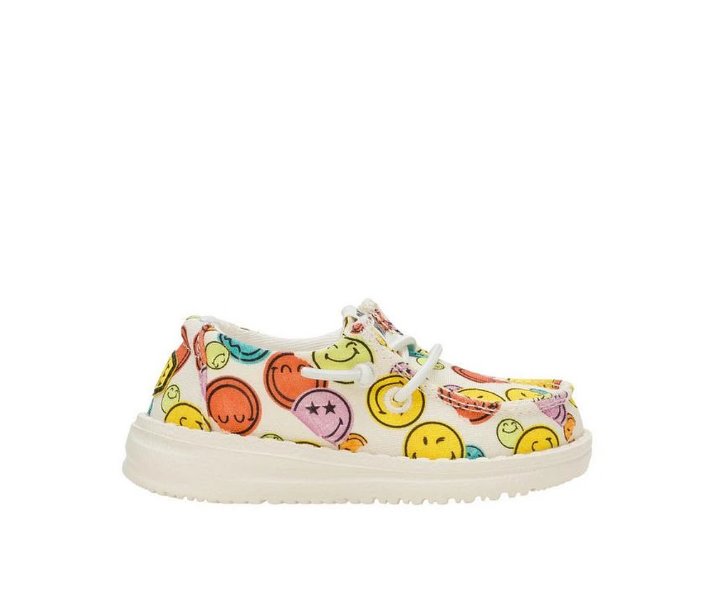 Girls' HEYDUDE Toddler Wendy Smiley Casual Shoes
