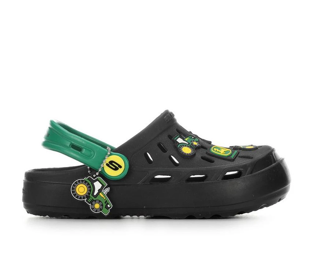 Kids' Cali Gear Little Kid & Big Swifters Tractor Splash John Deere Clogs