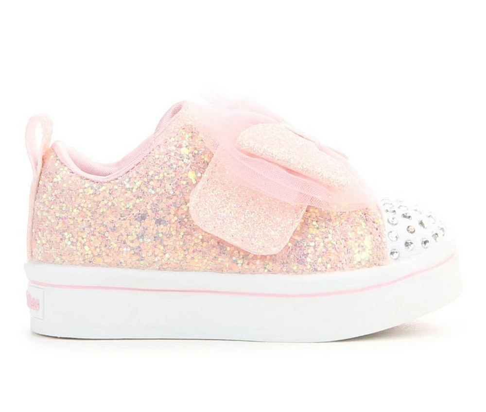 Girls' Skechers Toddler Twinkle Lites 2.0 Bow Light-Up Sneakers