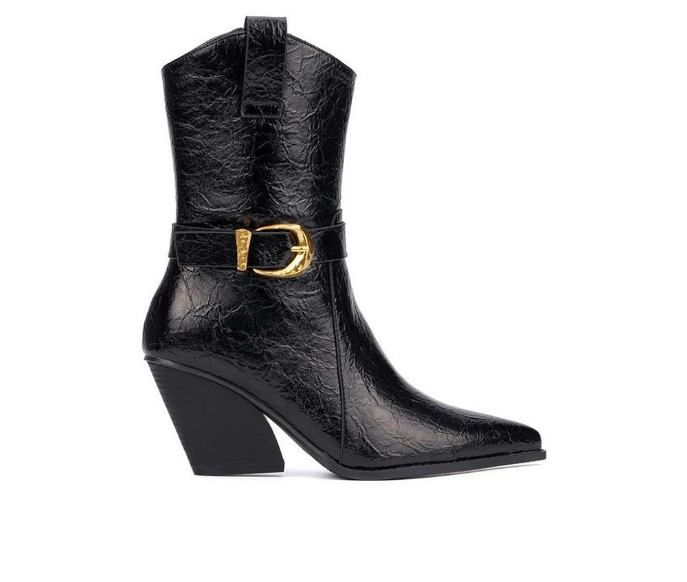 Women's New York and Company Wesley Western Boots