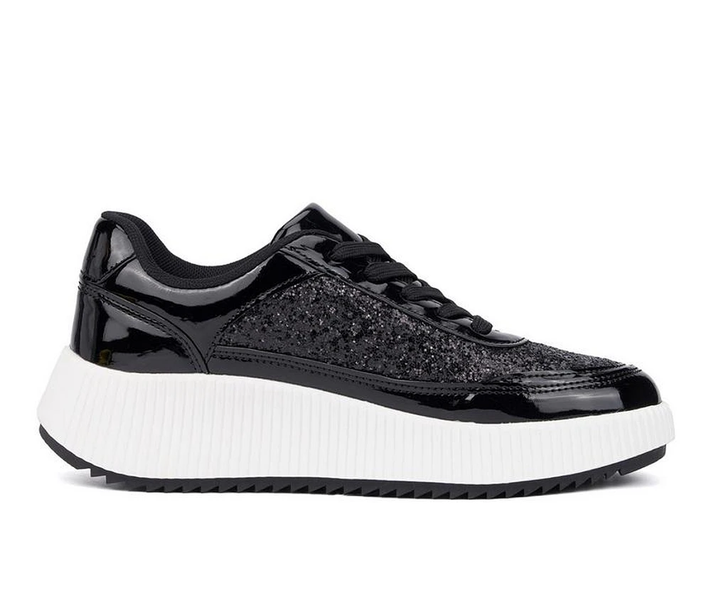 Women's New York and Company Tana Wedge Platform Sneakers