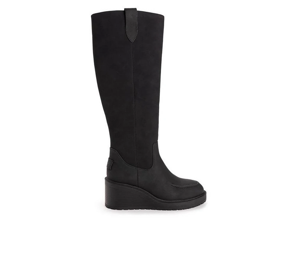 Women's MUK LUKS Sloane Knee High Wedge Boots