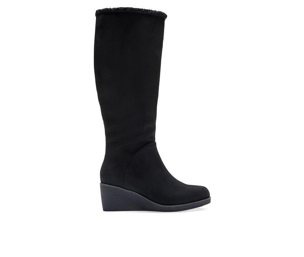 Women's Aerosoles Binocular Shearling Tall Winter Wedge Boots
