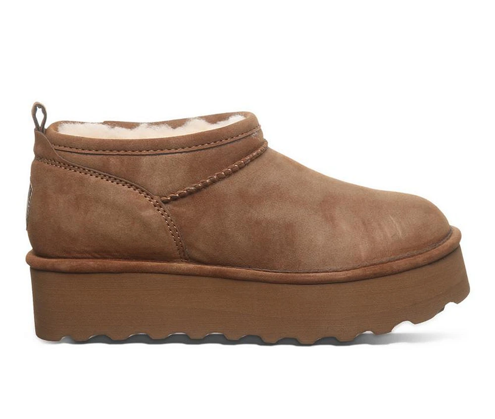 Women's Bearpaw Retro Super Short Vegan Platform Winter Booties