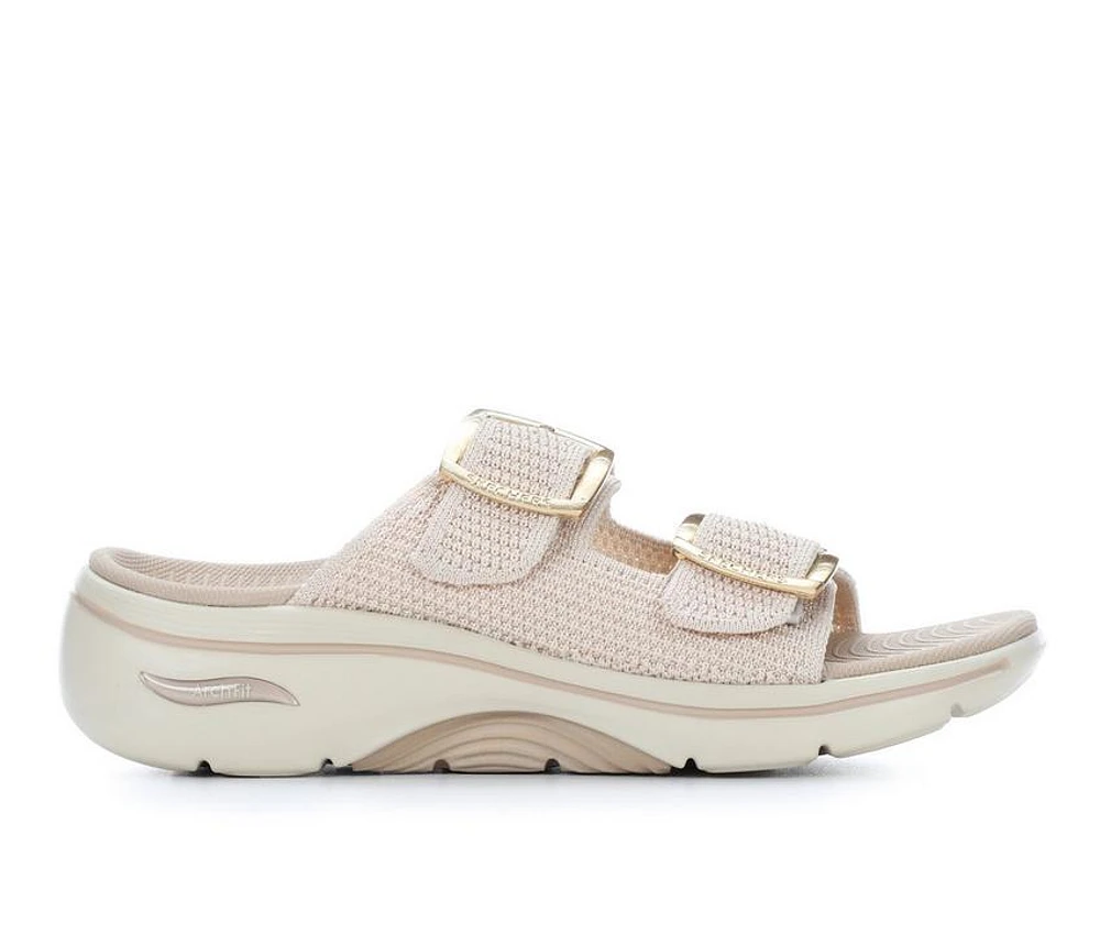 Women's Skechers Go Walk Arch Fit 140871 Wedge Sandals