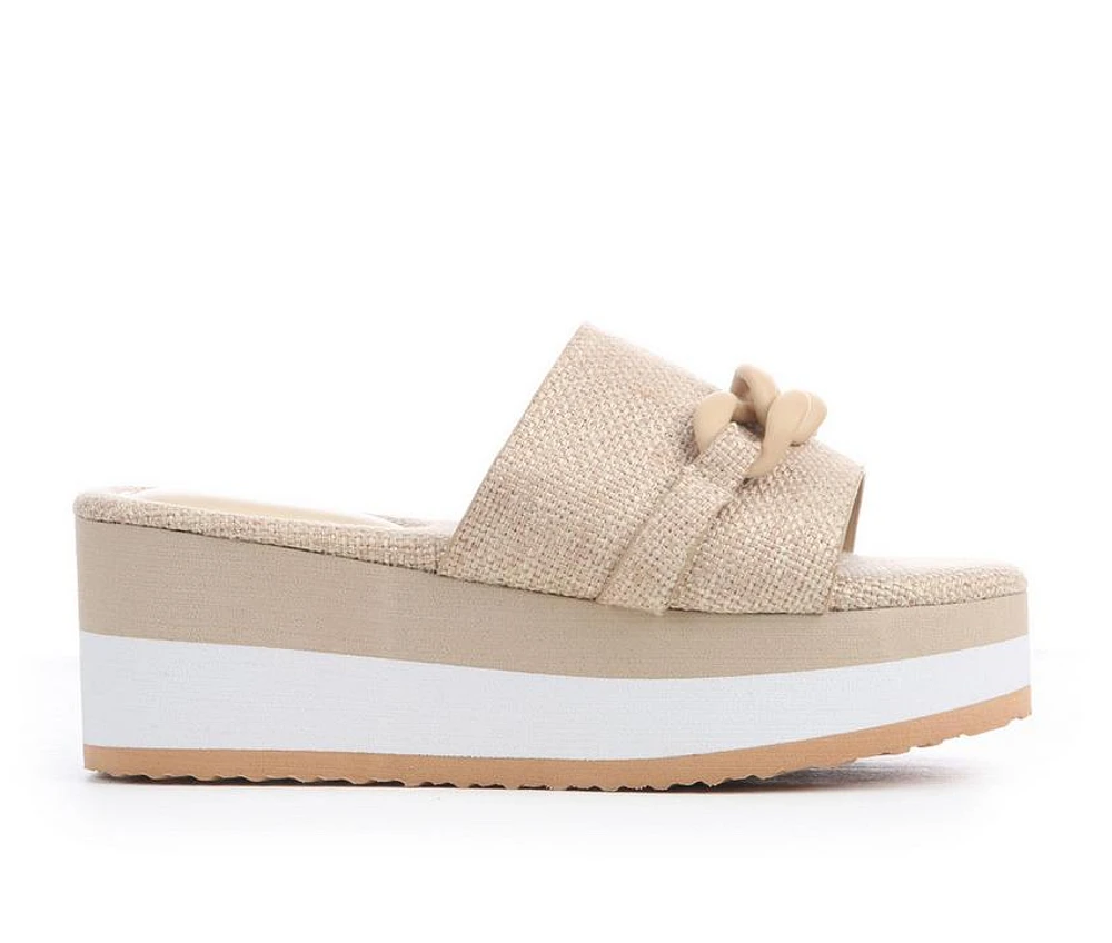 Women's Pierre Dumas Saint-3 Platform Wedge Sandals