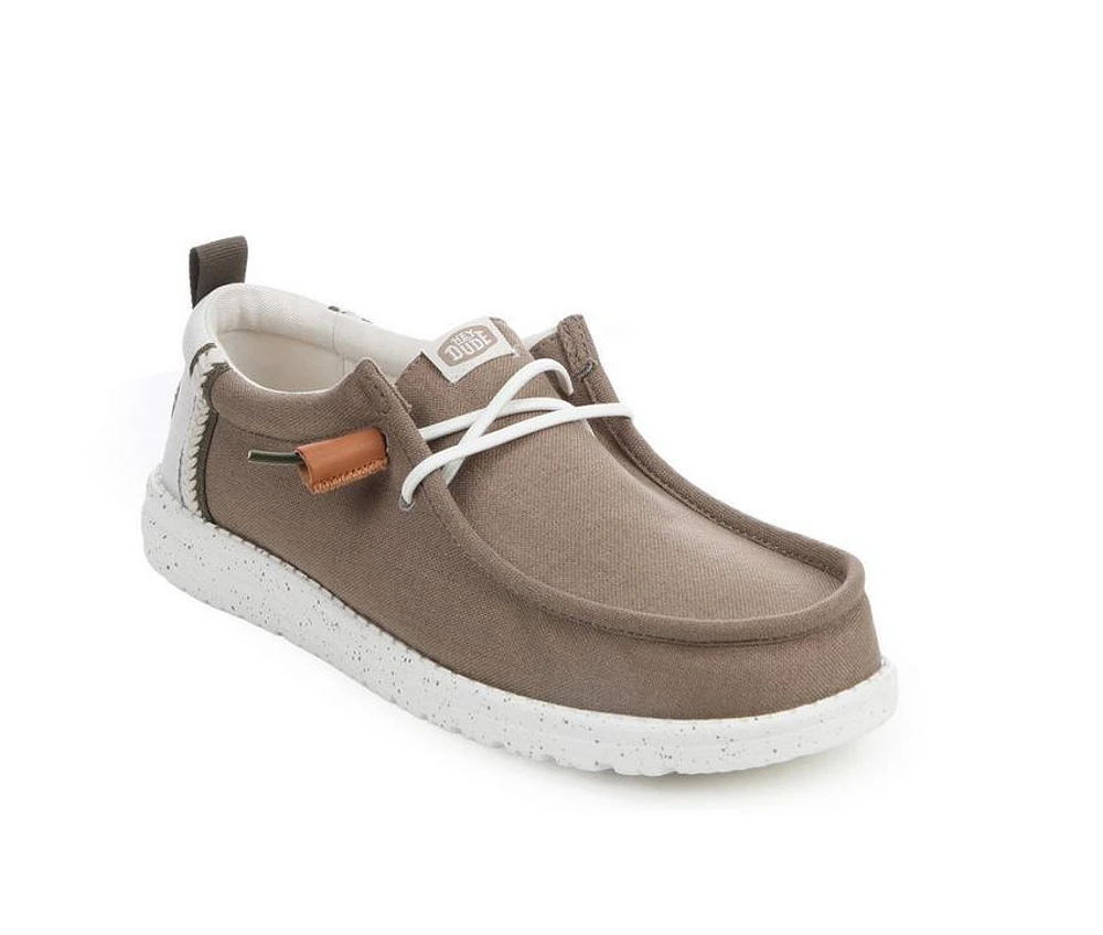 Men's HEYDUDE Wally Craft Linen Casual Shoes