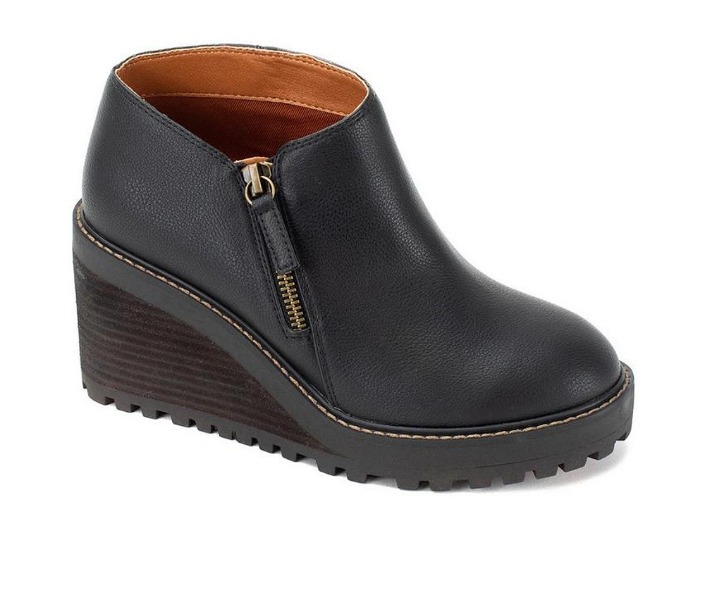 Women's Yellow Box Ankara Booties