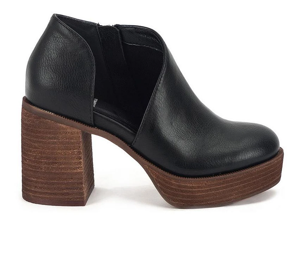 Women's Yellow Box Loredo D'Orsay Platform Clogs