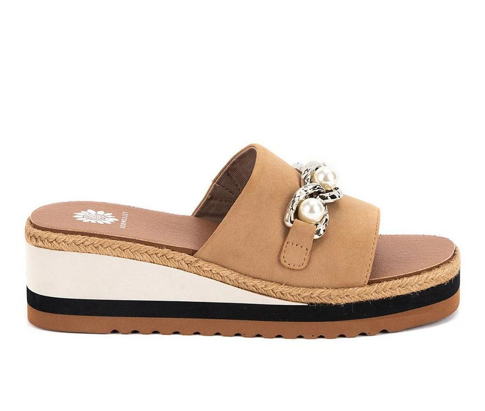 Women's Yellow Box Adelfia Wedge Sandals
