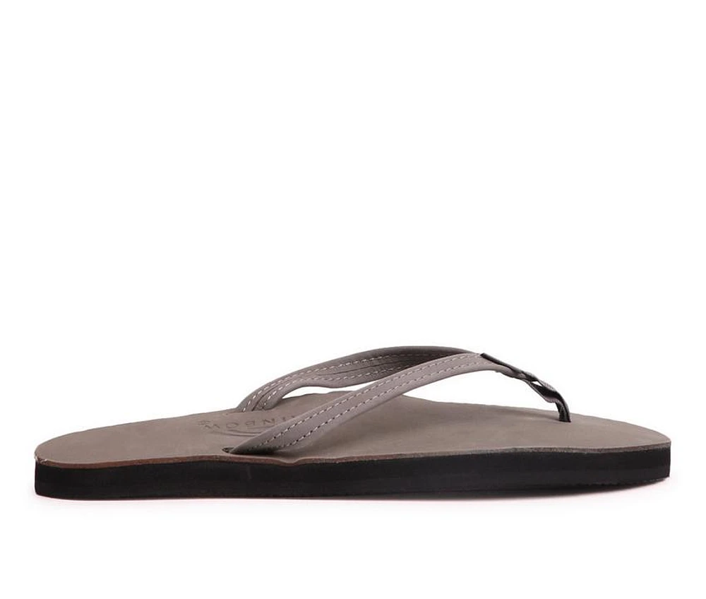 Women's Rainbow Sandals Single Layer Premier Leather -301ALTSN Flip-Flops