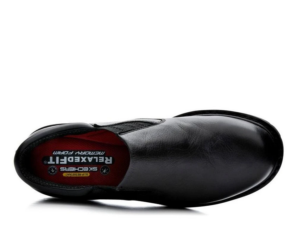 Men's Skechers Work Goddard 77046 Slip Resistant Loafers