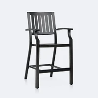 Belvedere Counter Height Chair - Brushed Grey