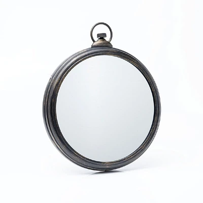 Wall Mirror- Round Grey