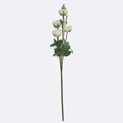 Faux Rose - White