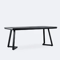 Geometric 40x70 Dining Table – Black