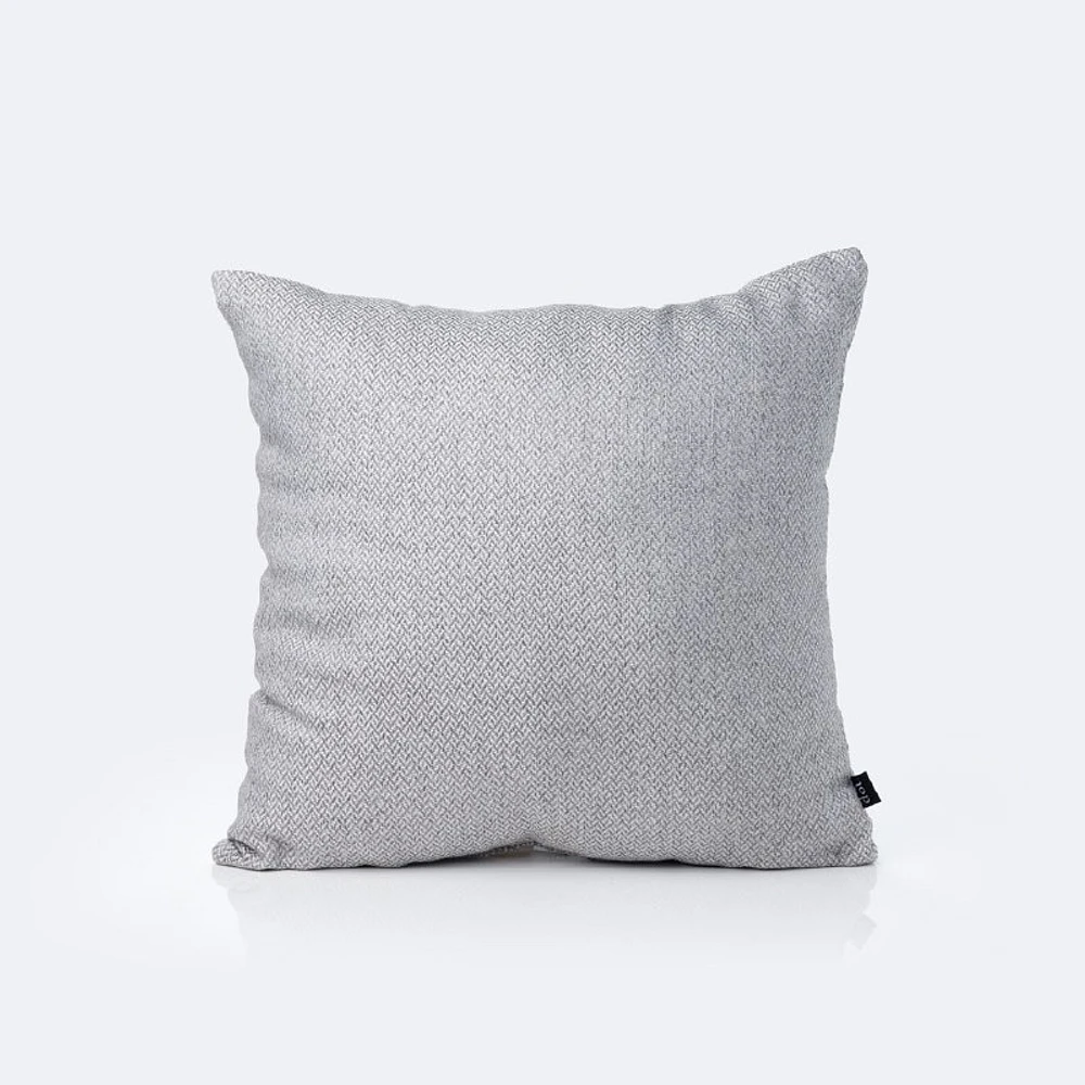 20"x20" Throw Pillow - Chevron Grey