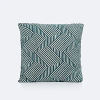 18"x18" Throw Pillow - Emerald Illusion