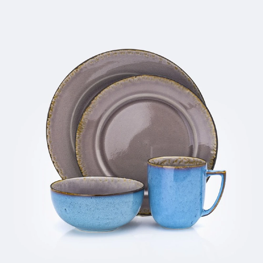 Iris 16-Piece Dinnerware Set