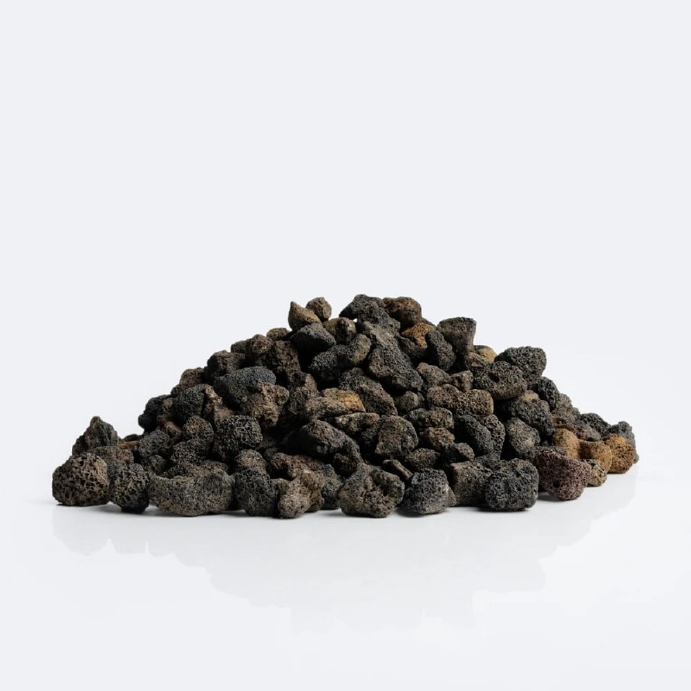 Fire Pit Lava Stones 3 KG - Black