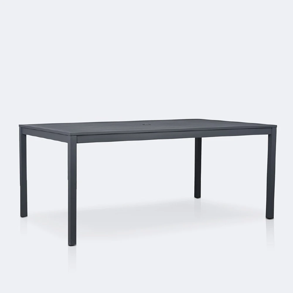 Lexi 40"x70" Rectangle Table - Dark Grey
