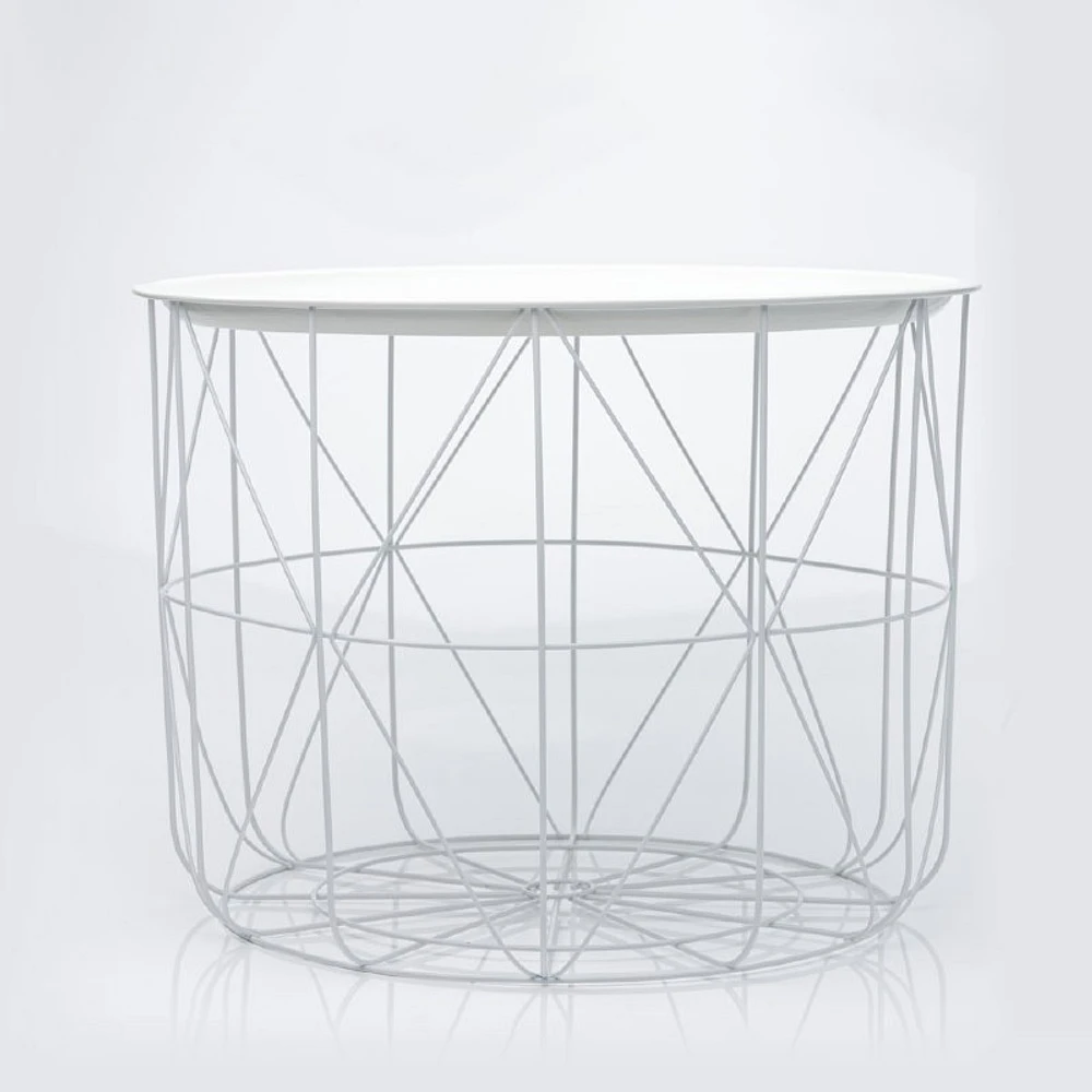 Large Storage Table - White