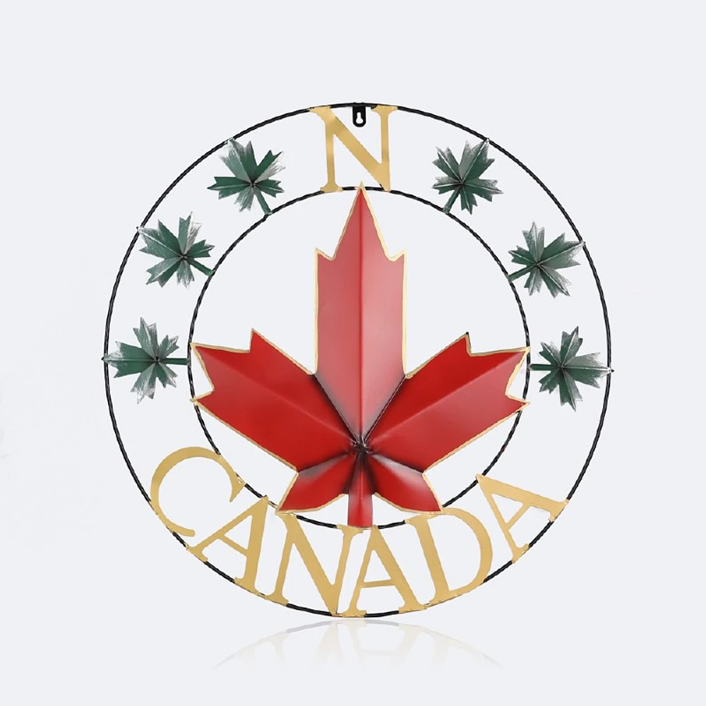 Canada Maple Leaf Metal Wall Art