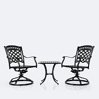 Blanca Bistro Set  - Black Tippet