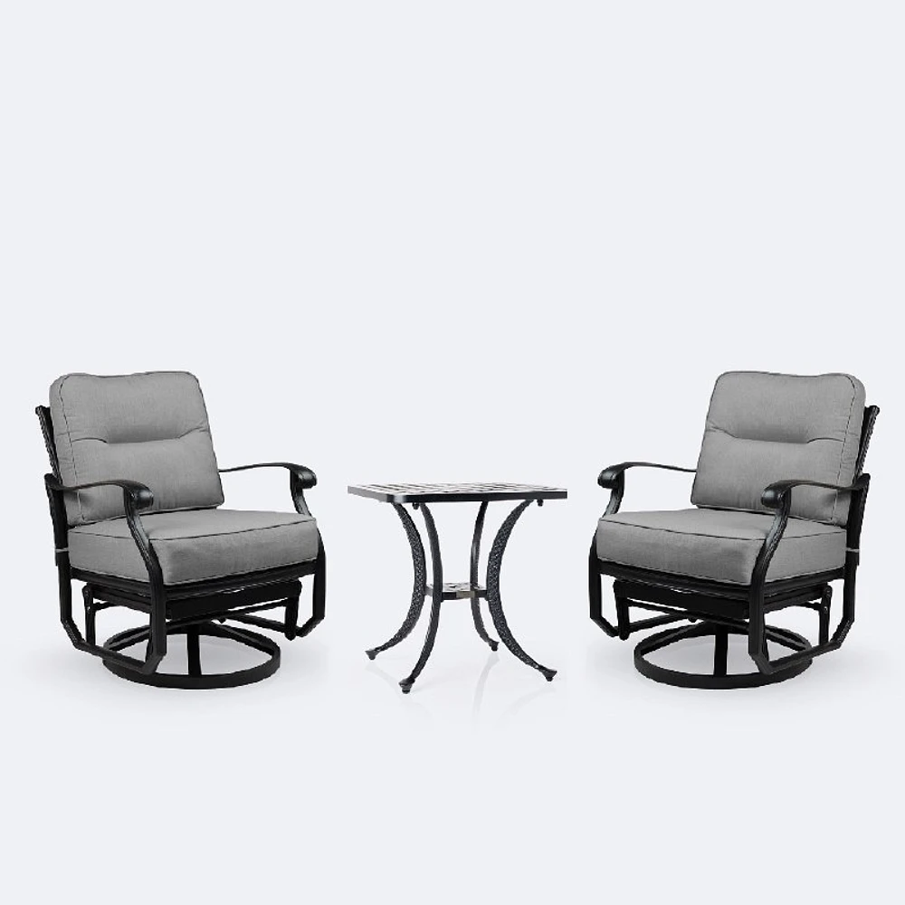 Ivy Swivel Club Chair Set